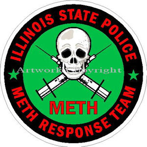 Illinois State Police Meth Response Team - Sticker