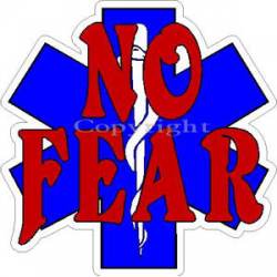 No Fear Star of Life - Sticker