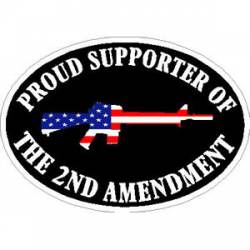 Proud Supporter of the Second Amendment - Sticker