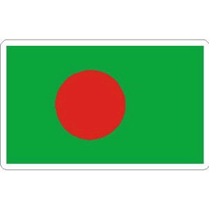 Bangladesh Flag - Rectangle Sticker
