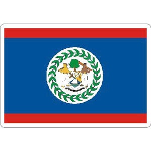 Belize Flag - Rectangle Sticker