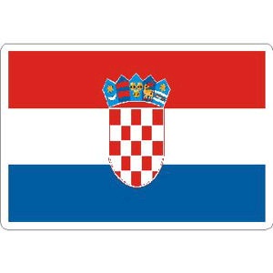 Croatia Flag - Rectangle Sticker