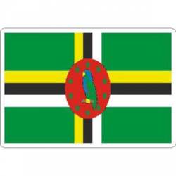 Dominica Flag - Rectangle Sticker
