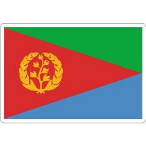 Eritrea Flag - Rectangle Sticker