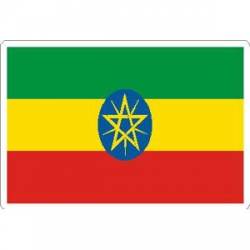 Ethiopia Flag - Rectangle Sticker