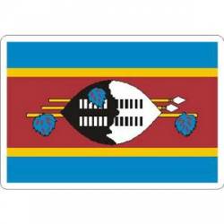 Swaziland Flag - Rectangle Sticker