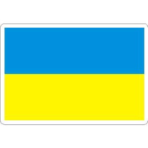 Ukraine Flag - Rectangle Sticker