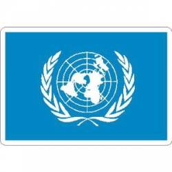United Nations Flag - Rectangle Sticker