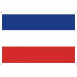 Yugoslavia Flag - Rectangle Sticker