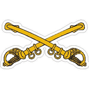 United States Army Cavalry Logo - Vinyl Sticker at Sticker Shoppe