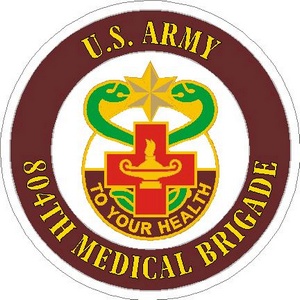United States Army 804th Medical Brigade Vinyl Sticker at Sticker Shoppe
