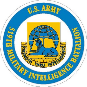 United States Army 519th Military Intelligence Battalion - Vinyl Sticker