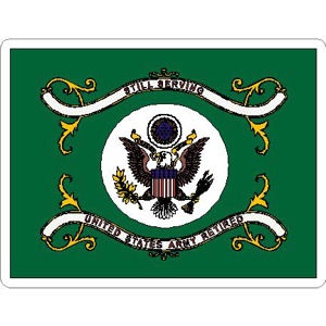 United States Army Retired Flag - Vinyl Sticker