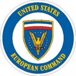 Dept Of Defense European Command - Vinyl Sticker