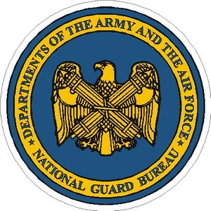 Army & Airforce National Guard Bureau - Vinyl Sticker