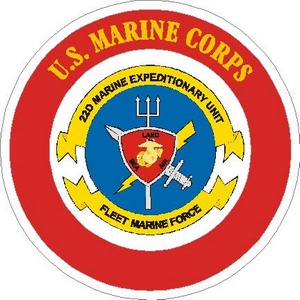 United States Marines 22nd Marine Expeditionary Unit - Vinyl Sticker at ...