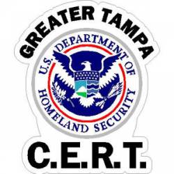 Greater Tampa CERT - Vinyl Sticker