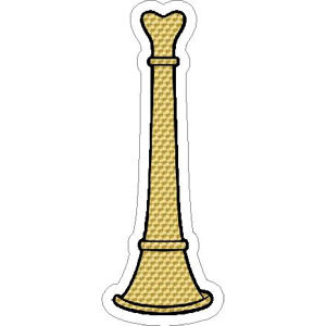 Lieutenant Gold Leaf Bugles - Vinyl Sticker