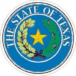 Texas State Seal - Vinyl Sticker