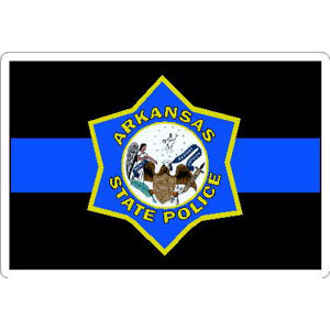 Thin Blue Line Arkansas State Police - Vinyl Sticker