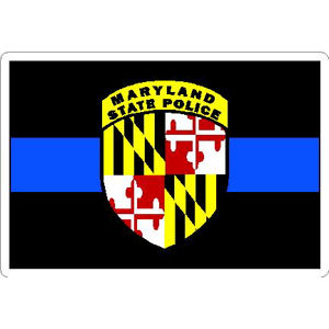 Thin Blue Line Maryland State Police - Vinyl Sticker