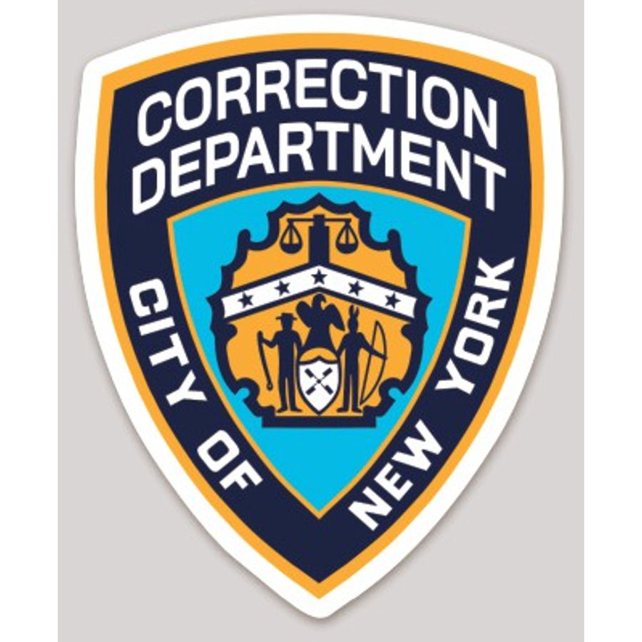 City Of New York Correction Department Sticker At Sticker Shoppe