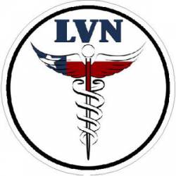 Texas LVN - Vinyl Sticker