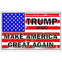 Make America Great Again Flag Trump 2020- Vinyl Sticker