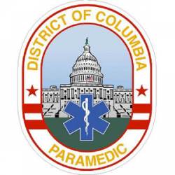 District Of Columbia Washington DC Paramedic - Vinyl Sticker