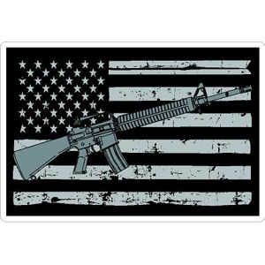 2 American Flag Black Ops Stickers DecalsAR-15 Lower Mag Flags AR15 Survival 
