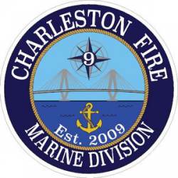Charleston Fire Dept Marine Division - Sticker