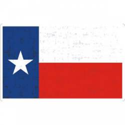 Texas Distressed Flag - Sticker