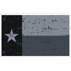Texas Distressed Flag Subdued - Sticker