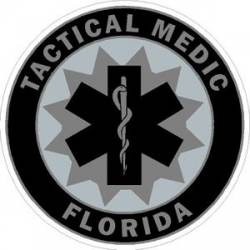Tactical Medic Florida - Sticker