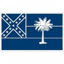 Mississippi-South Carolina Heritage Flag - Sticker