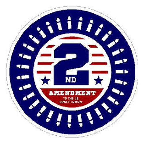 2nd Amendment To The US Constitution - Vinyl Sticker at Sticker Shoppe