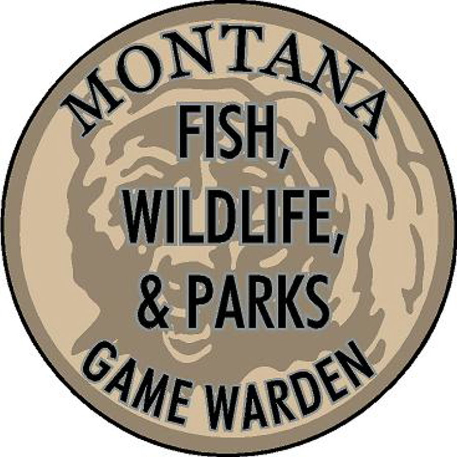 Montana State Fish, Wildlife & Parks Game Warden Circle Vinyl Sticker