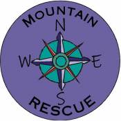 Mountain Rescue Purple - Vinyl Sticker