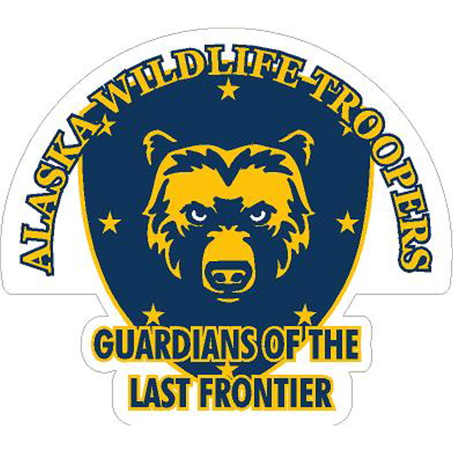 Alaska State Game Warden Wildlife Troopers Vinyl Sticker at Sticker Shoppe