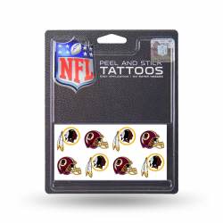 Washington Redskins Logo - 8 Piece Temporary Tattoo Set