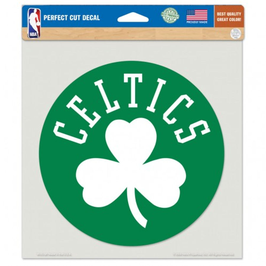 Shamrock Sticker Boston Boston Celtics Shamrock Logo - 8x8 Full Color Die Cut Decal at Sticker ...