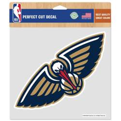 New Orleans Pelicans Alternate Logo - 8x8 Die Cut Decal