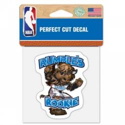 Oklahoma City Thunder Mascot - 4x4 Die Cut Decal