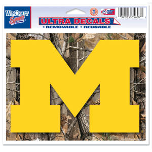 University Of Michigan Wolverines - 5x6 Camouflage Ultra Decal