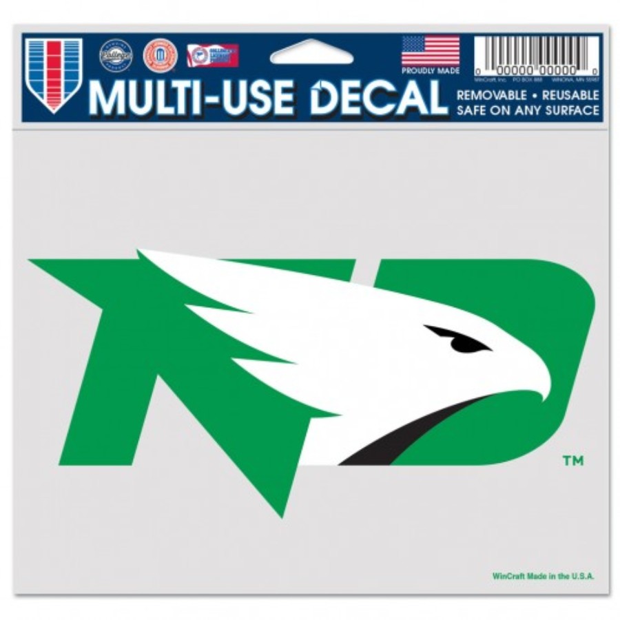 University Of North Dakota Fighting Hawks - 5x6 Ultra Decal