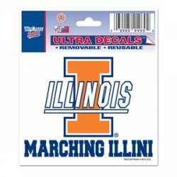 University Of Illinois Fighting Illini Marching - 3x4 Ultra Decal