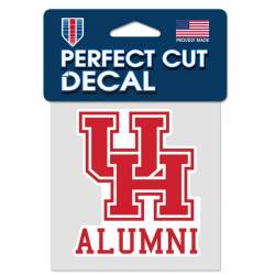 Houston Cougars Alumni - 4x4 Die Cut Decal