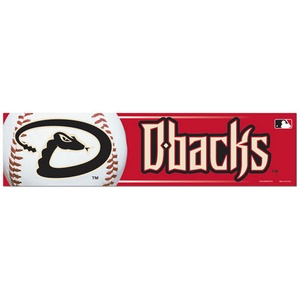 Arizona Diamondbacks - 3x12 Bumper Sticker Strip at Sticker Shoppe