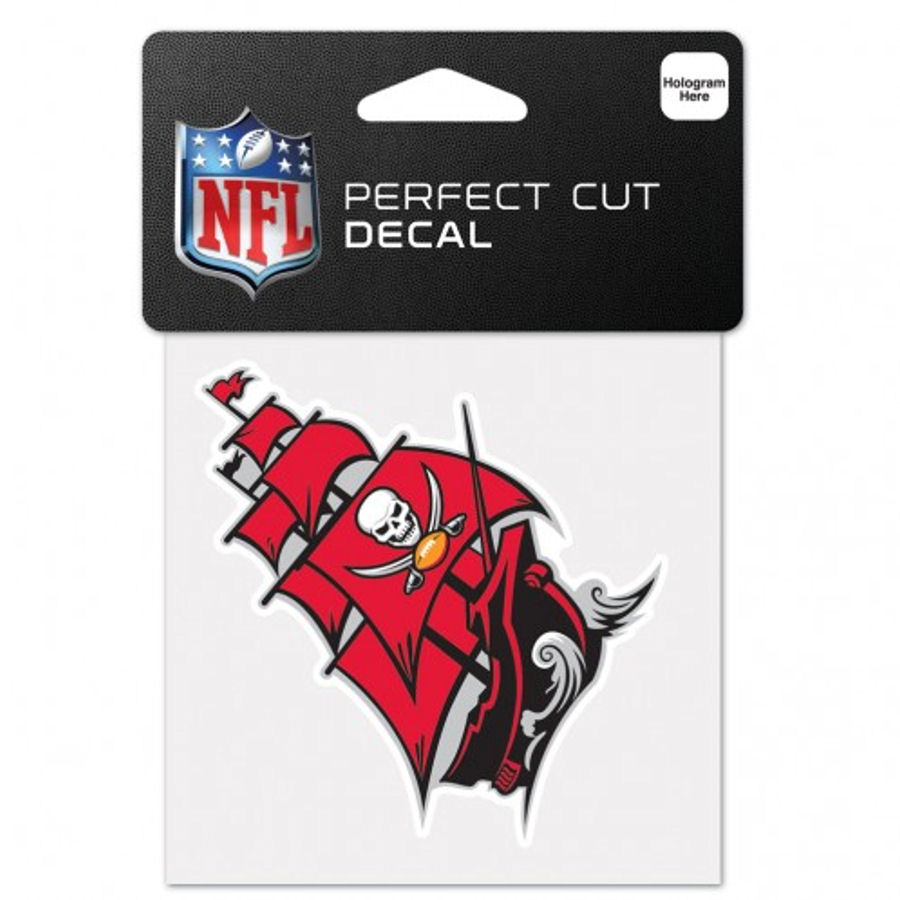 Tampa Bay Buccaneers Ship Logo - 4x4 Die Cut Decal