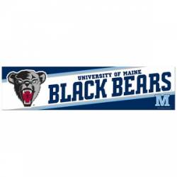 University Of Maine Black Bears - 3x12 Bumper Sticker Strip